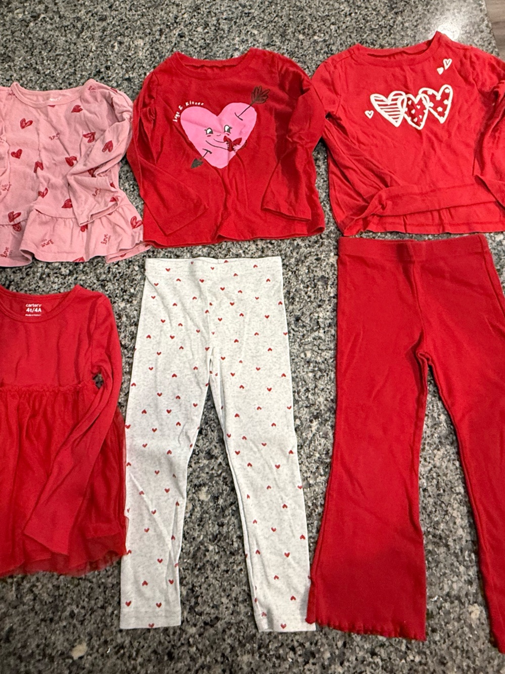 Girls 4T Valentines Bundle